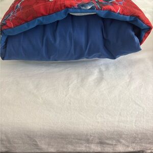 Blue and Red Bedding Set